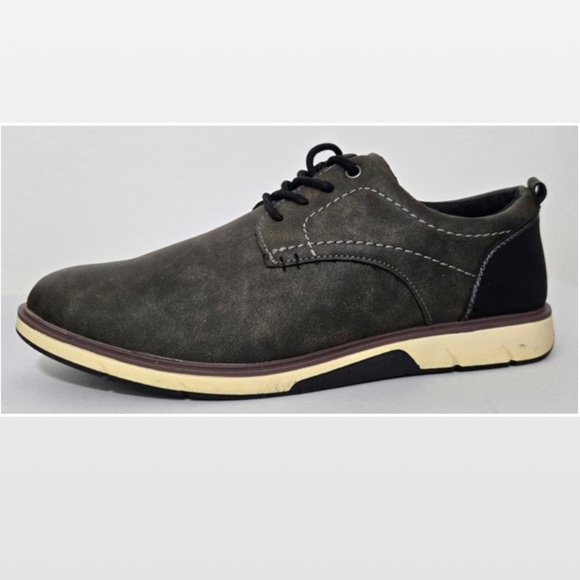 New Falls Creek Shoes Mens Size 8 Casual Gray Lace Up Oxford NWT main image 5
